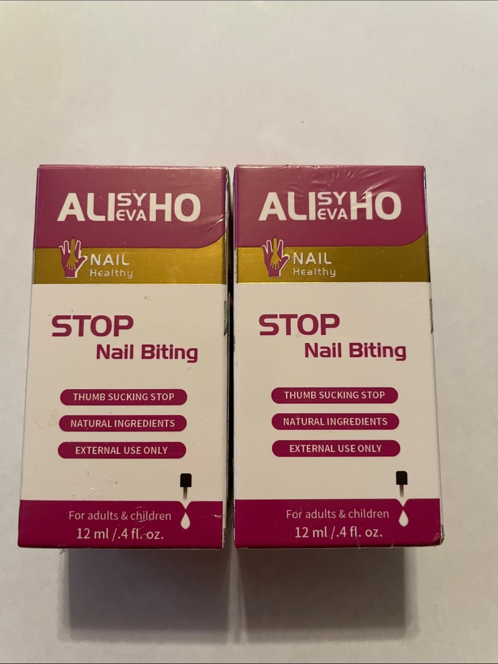 Stop Nail Biting Thumb sucking Natural Adults & Children Bundle